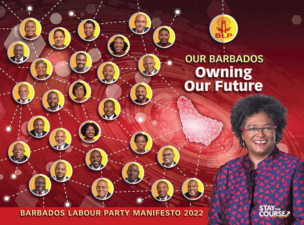 Barbados Labour Party Candidates 2018 vs 2022